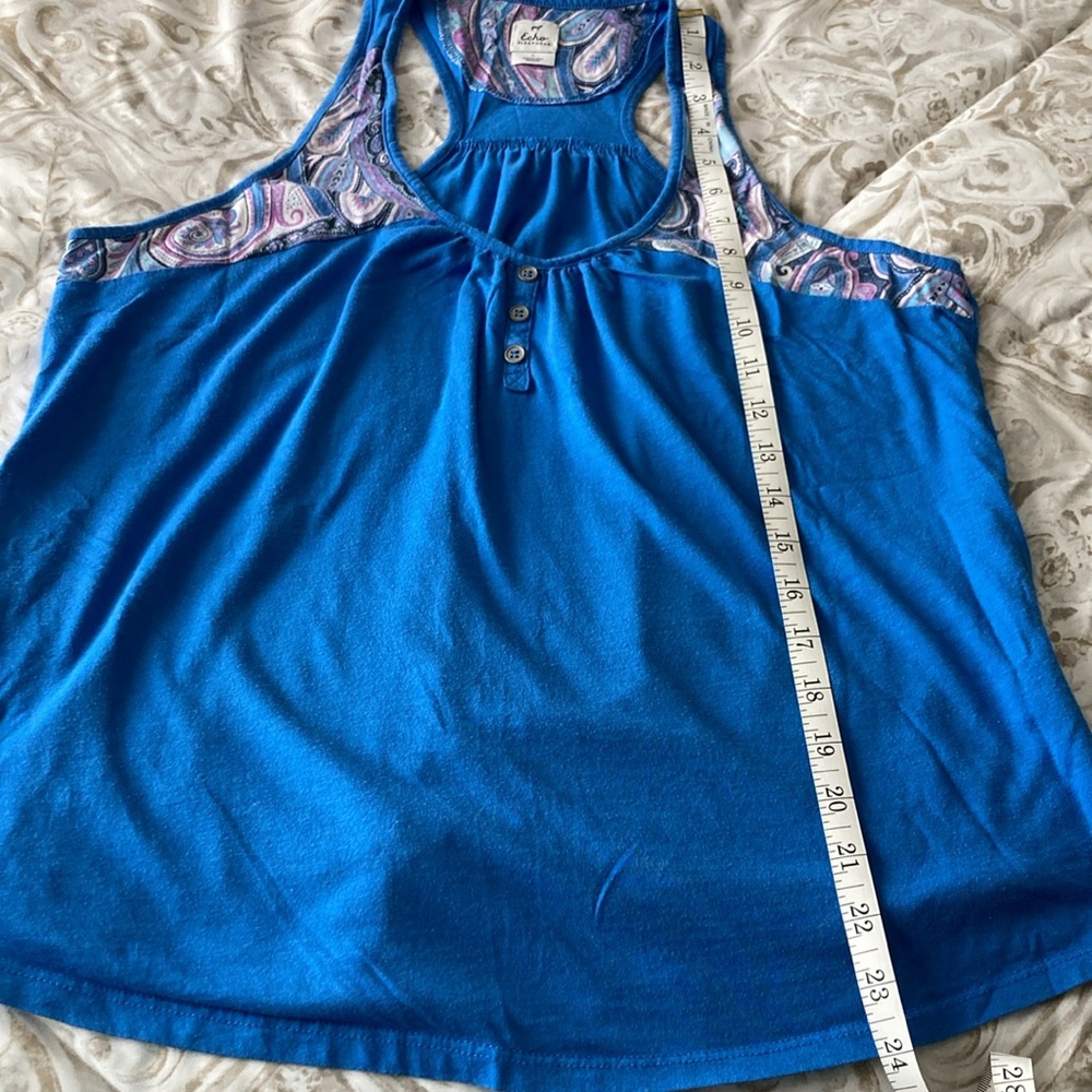 Echo Sleepwear Blue Paisley Summer Set - Picture 16 of 16